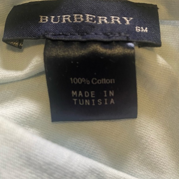 Burberry baby blue long sleeve top - Picture 5 of 6